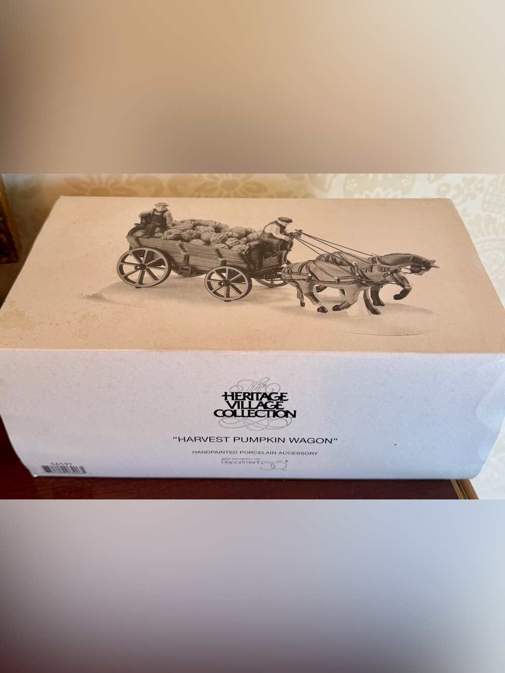 Department 56 Heritage Village Collection – Harvest Pumpkin Wagon #56591